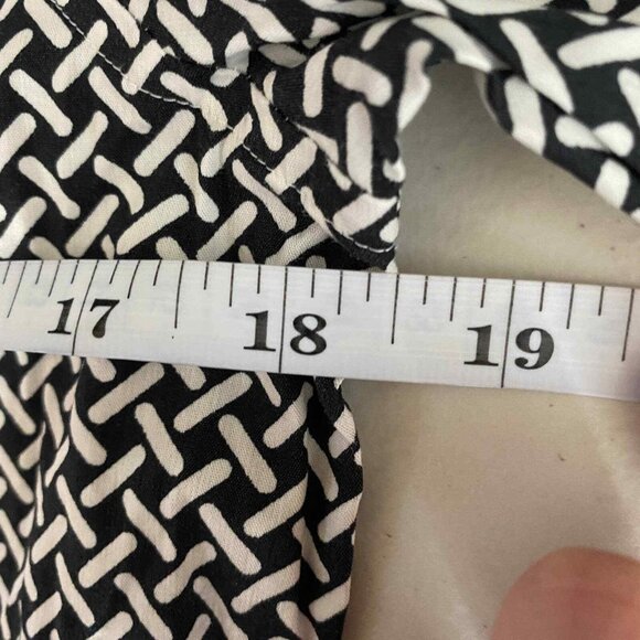 Brooks Brothers Button Front‎ Shirt Womens 6 Blue White Cotton Woven Print - Picture 8 of 10